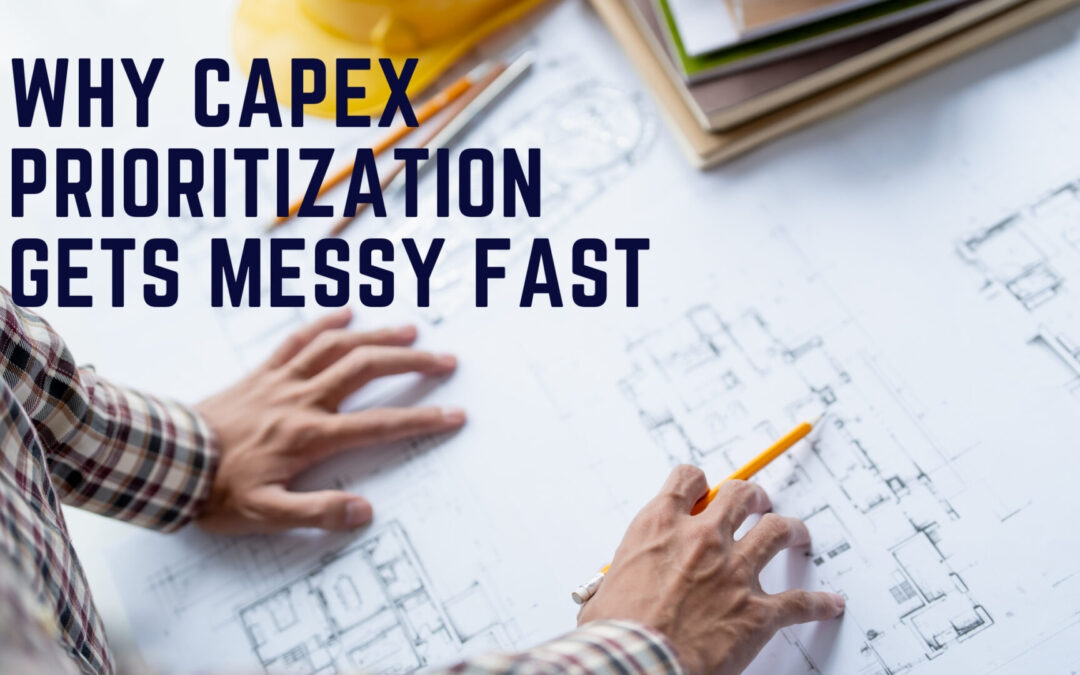 CapEx prioritization framework matrix for commercial buildings